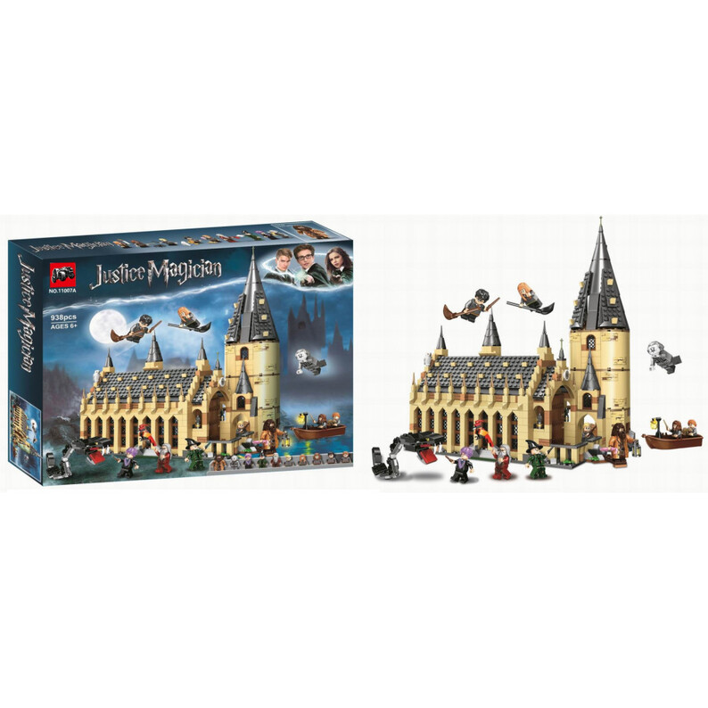 Игра конструктор, 938 деталей, замок дома Гарри Поттера.