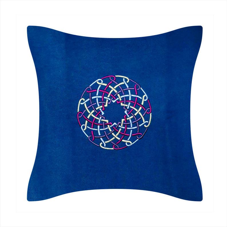 Pillow embroidered with Armenian  ornament