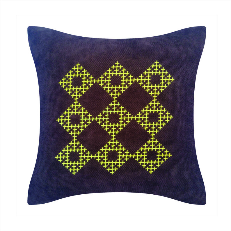 Pillow embroidered with Armenian  ornament Marash