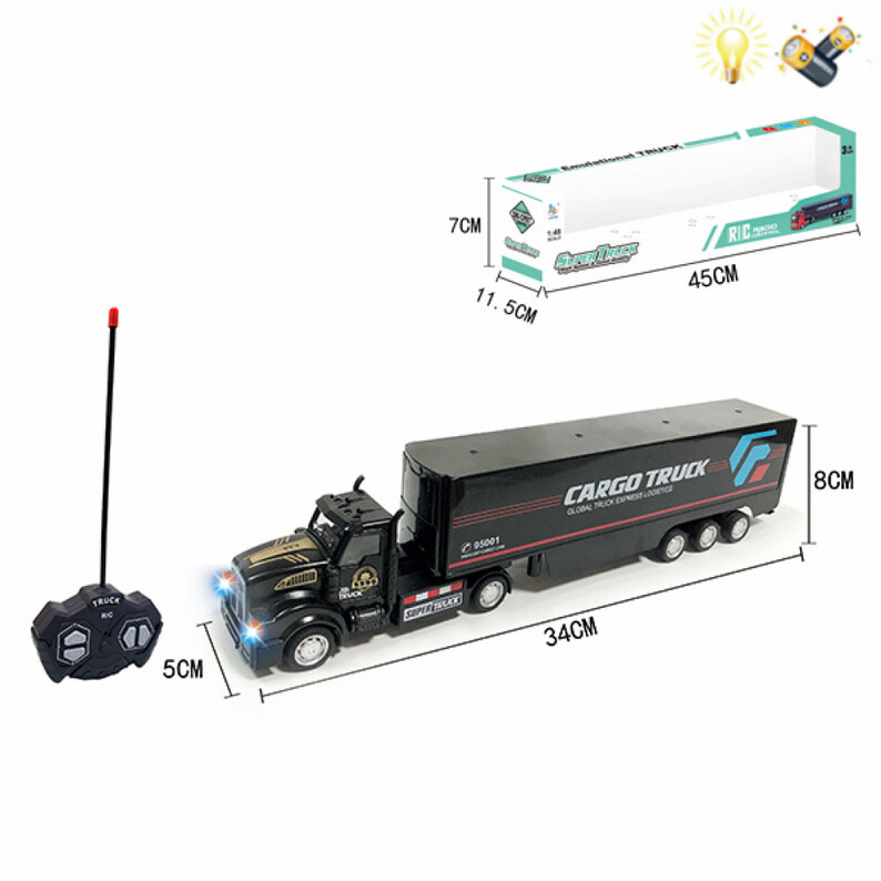 Remote control car with battery, 1:48 truck canter