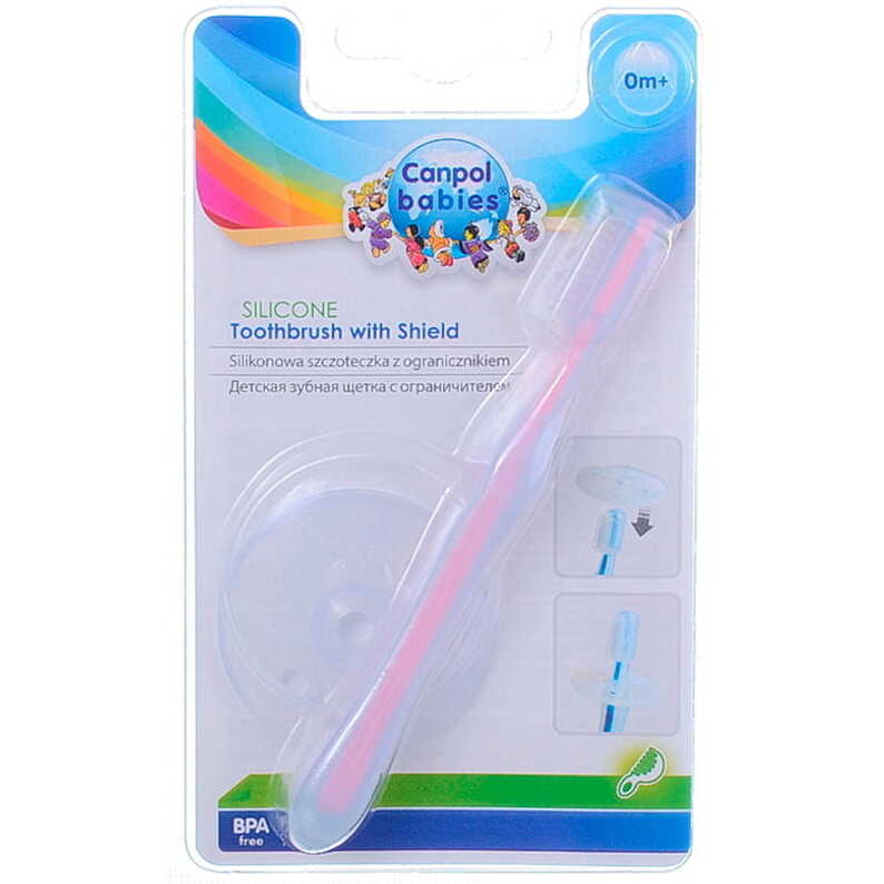 Canpol Toothbrush silicone 0+ 10/500