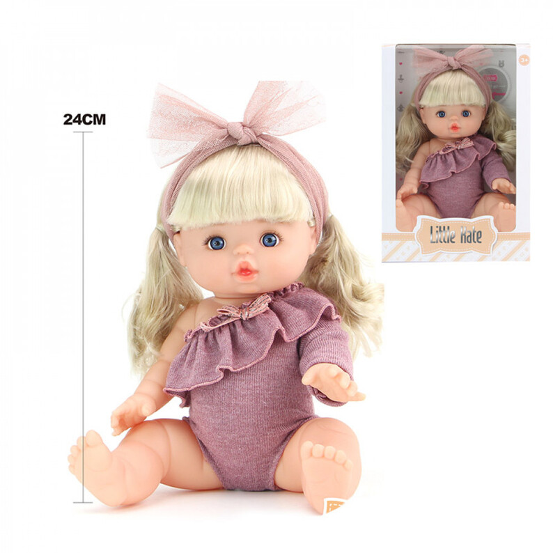 Տիկնիկ նորաձև Little Kate 14" ռետինե, փոքրիկ Քեյթը նստած