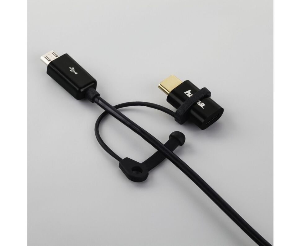 Cable for mobile phone HAMA USB-C PLUG - MICRO USB 2.0 (135723)