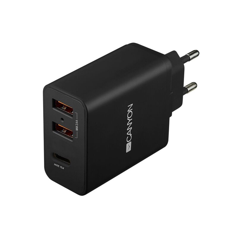 Зарядное устройство CANYON CNE-CHA08B/POWER ADAPTER 2.4A