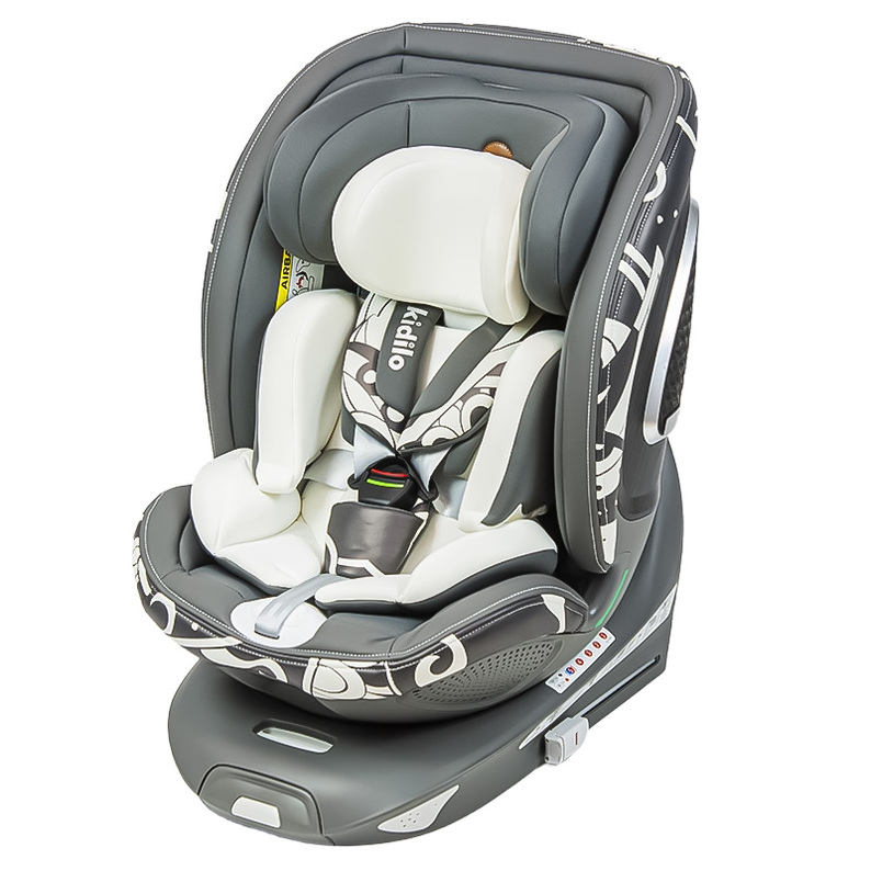 Մեքենայի նստատեղ  Kidilo S360 (White-Grey)