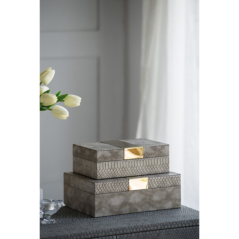 Soft Touch Jewelry Box, small