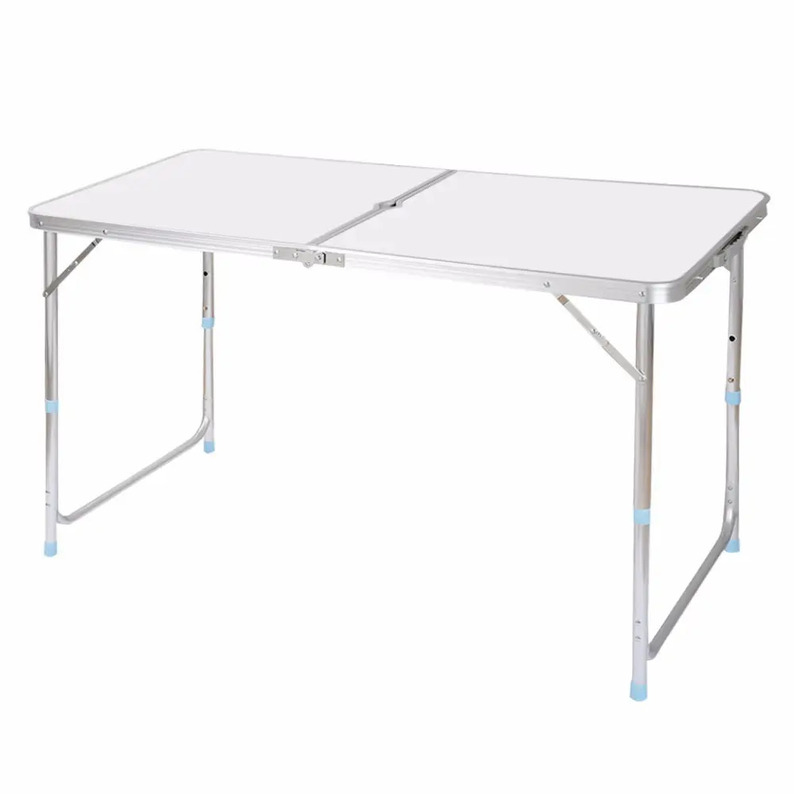 FOLDABLE ALUMINUM TABLE FOR PICNIC + 4 CHAIRS