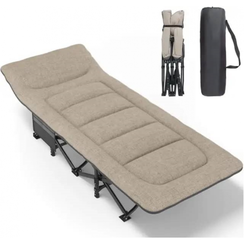 Folding bed height 190*70*40 cm, for travel