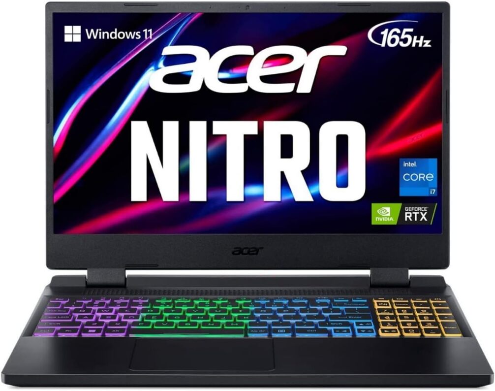 Notebook Acer Nitro 5 AN515-58-77Z2 GAMING i7-12700H-16GB-SSD1TB + 512GB-15.6"-RTX3060-WIN11-NH.QFMAA.004
