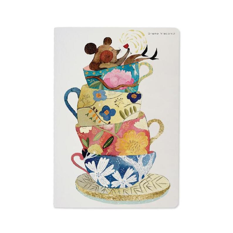 Тетрадь 40л клетка - TEA PARTY