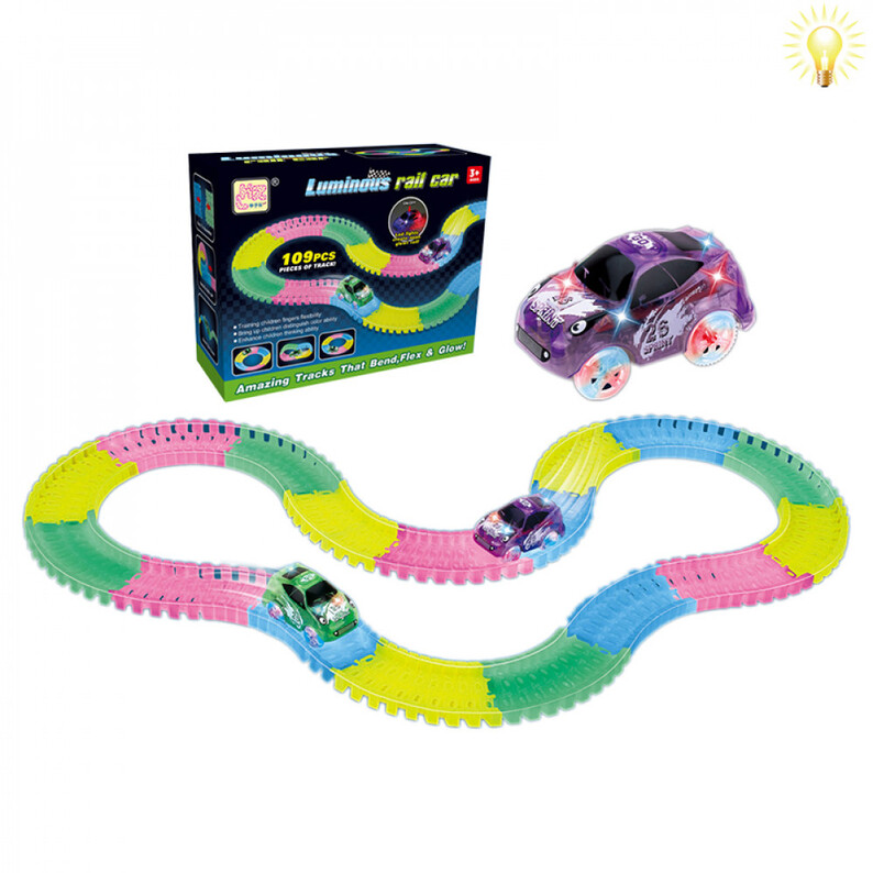 Magic tracks car game + 109 road bends