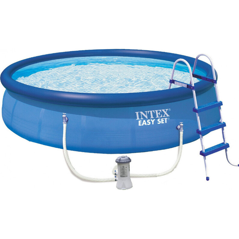 Inflatable pool with a set of 457 cm x 107 cm