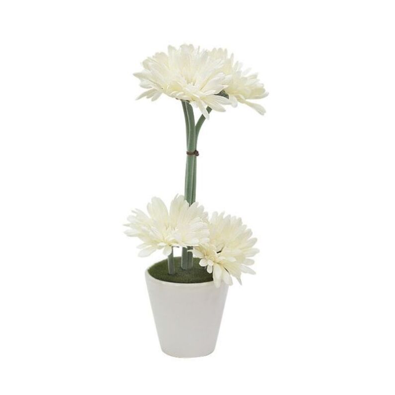 Արհեստական Ծաղիկ "White Gerberas"