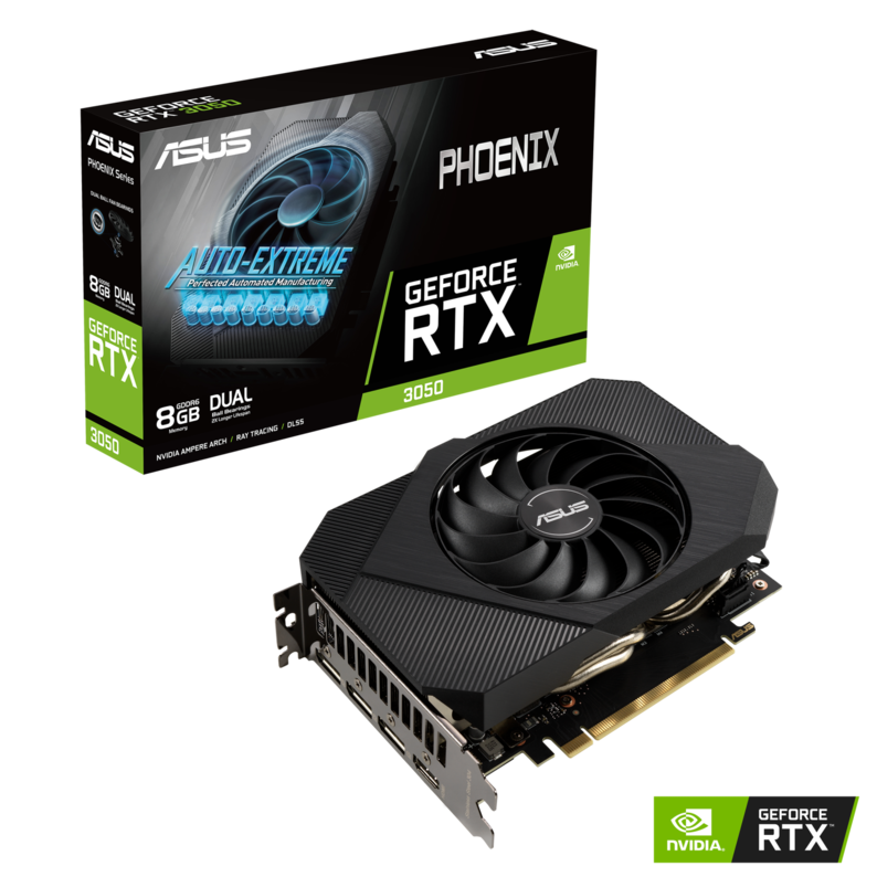 Asus Phoenix GeForce RTX3050 8ГБ