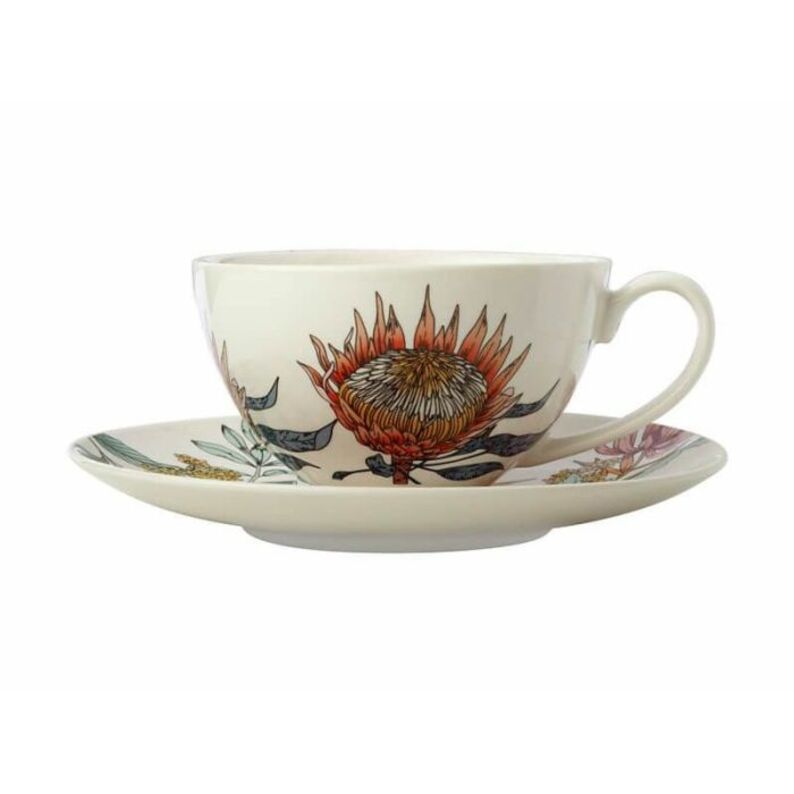 Cup and saucer "Waratah"