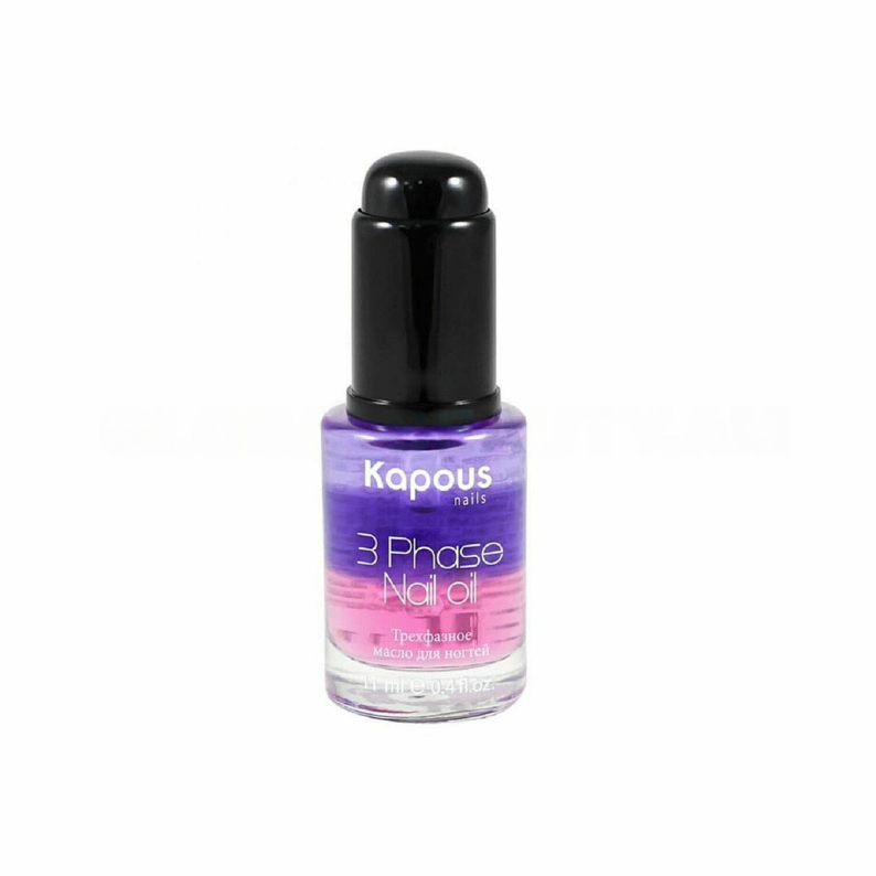 ​Трехфазное питательное масло для ногтей 3 Phase Nail Oil KAPOUS Nails 11 мл