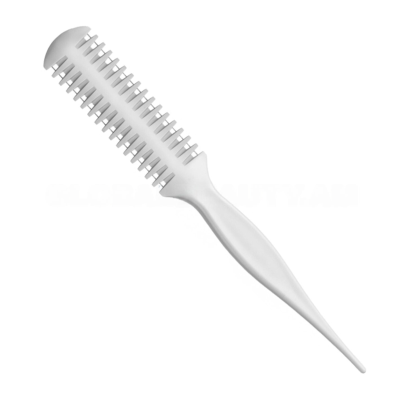 Thinning Plastic Comb With Razor Blade 00962 EUROStil Professional