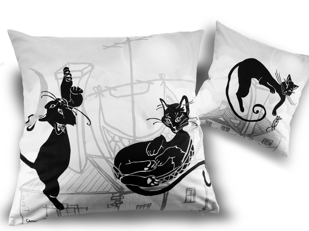 Decorative pillow "Cats"