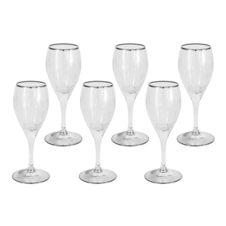 Glass set "Pisa Silver"