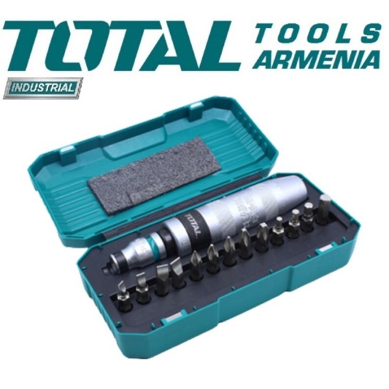 Impact Screwdriver With Bits 13pcs THIDS1301