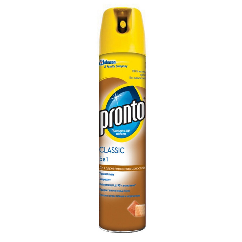 Pronto furniture polish - Pronto Classic with wax