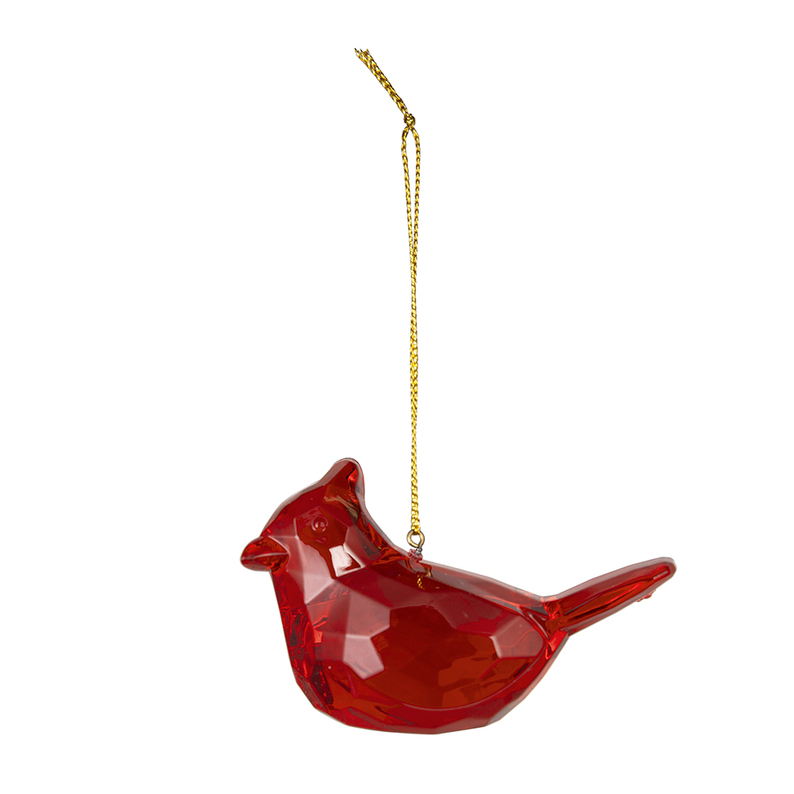 Acrylic Bird Christmas Tree Ornament