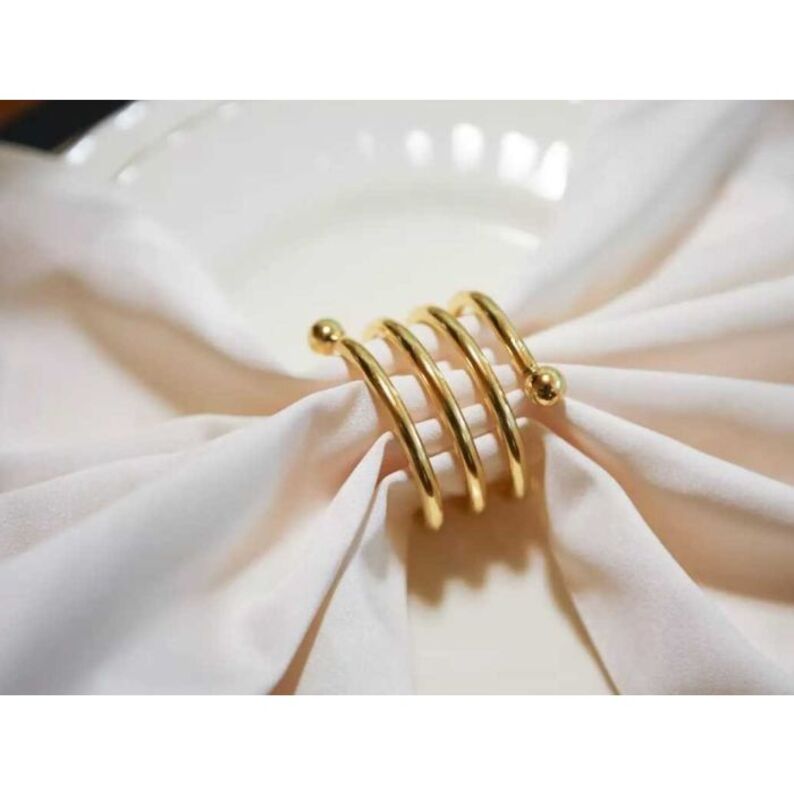 Set of 2 Napkin Rings "Spring"