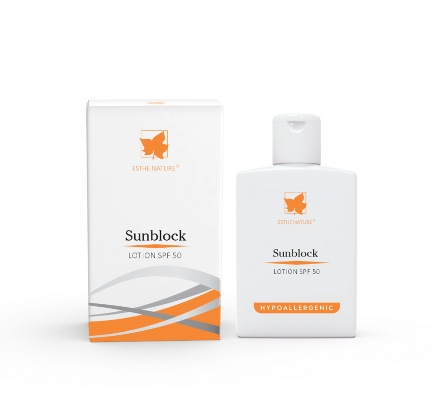 Sunblock lotion spf 50