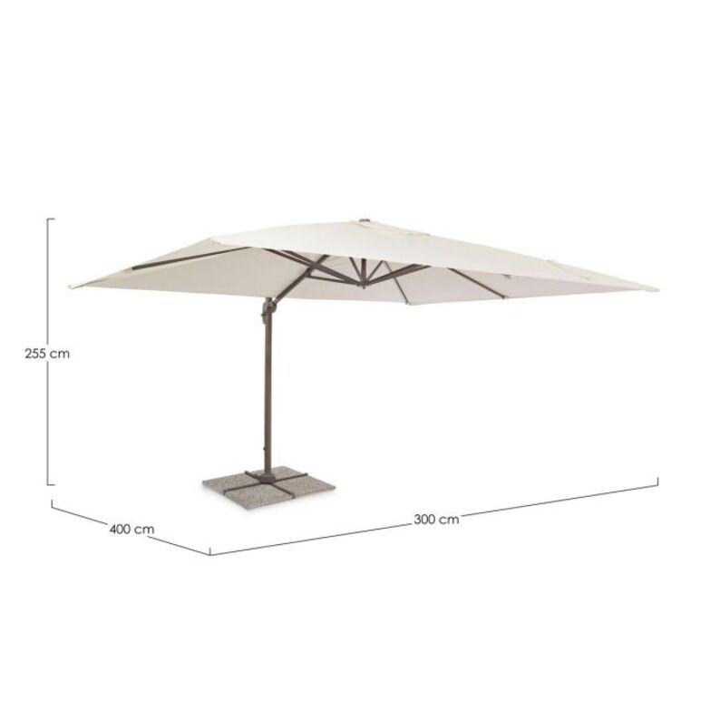 Sunshade Umbrella "Dalas natural 3x4"