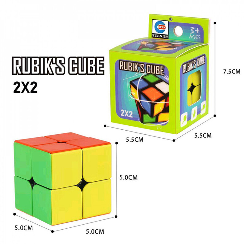 Rubik's Cube quadrangle game 5cm, stage 2 difficulty