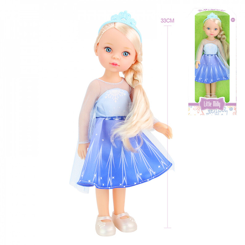 Fashion doll Little Milly 14" Princess rubber, princess little Milly