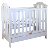 Children's bed: wooden cradle