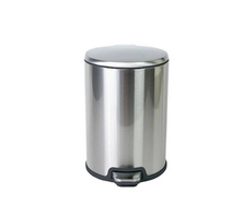 Metal trash can