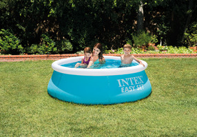 Childrens inflatable pool for one section