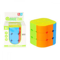 The game Rubik's Cube semicircular quadrangle 5.5 cm, stage 3, multi-stage