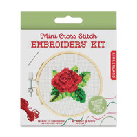 Mini Crossstitch Embroiderykit-Rose Mini Crossstitch Embroiderykit-Rose