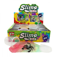 Children's game slime, lick surprise animals 12 pieces in a box with a 55g bag