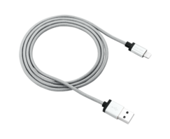 Բջջային հեռախոսի մալուխ CANYON CNS-MFIC3DG/DARK GREY LIGHTNING MFI CABLE