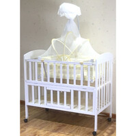 Children's bed: wooden cradle