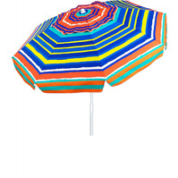 Beach sun umbrella 100cm double-layered, foldable with attachment