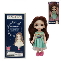 Small Delicate girl 16cm doll with box, model