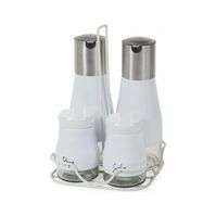 Cruet set with stand "La Cucina Menage Bianco"