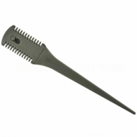 Thinning Plastic Comb With Razor Blade LULU Professional