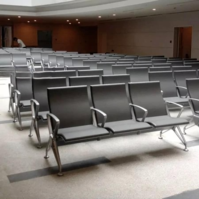 Benches in the waiting room