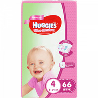 Տակդիր Huggies Ultra Comfort N4 աղջիկների համար 8-14կգ Տակդիր Huggies Ultra Comfort N4 աղջիկների համար 8-14կգ