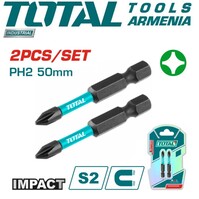 PH2 Impact Screwdriver Bits Set 2pcs TACIM71PH250 PH2 Impact Screwdriver Bits Set 2pcs TACIM71PH250