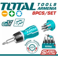 Stubby Screwdriver Set 8 In 1 TACSDS1726 Stubby Screwdriver Set 8 In 1 TACSDS1726