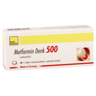 Метформин-Денк таб. 500мг N30 Метформин-Денк таб. 500мг N30