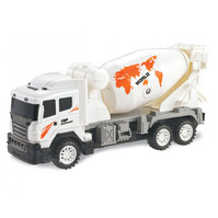 Machine inertial concrete mixer, with box Machine inertial concrete mixer, with box