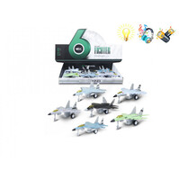 Airplane metal model with small 6h box with 6-way sound and light